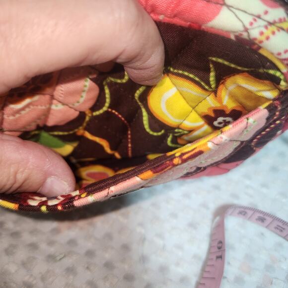 VERA BRADLEY GUC MINI QUILTED SADDLE BAG CROSSBODY BAG - Picture 7 of 11